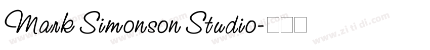 Mark Simonson Studio字体转换